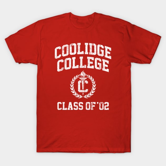 Coolidge College Class of 02 - Van Wilder T-Shirt by huckblade